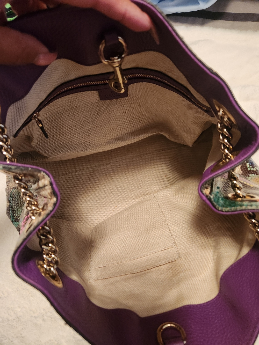 Very Rare Python Skin Gucci Soho Chain Bag - Picture 8 of 8
